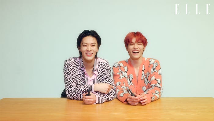 ユウタ、テヨンスペシャル動画より(C)ELLE DIGITAL Movie NURAN DEMIR