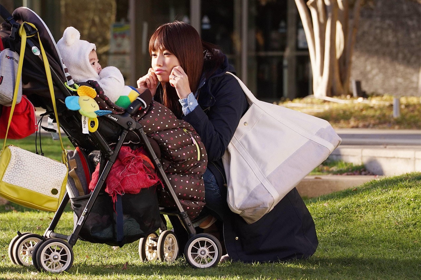 深田恭子／ドラマ『隣の家族は青く見える』第1話より（C）フジテレビ