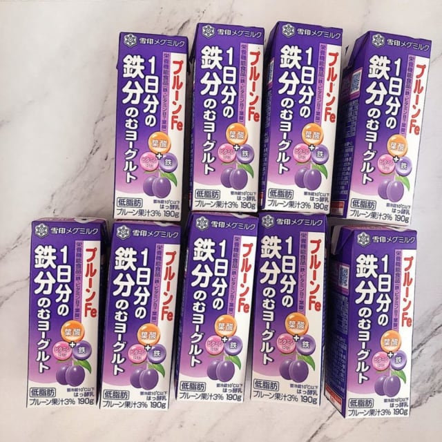 コストコの雪印飲むヨーグルトプルーンFe