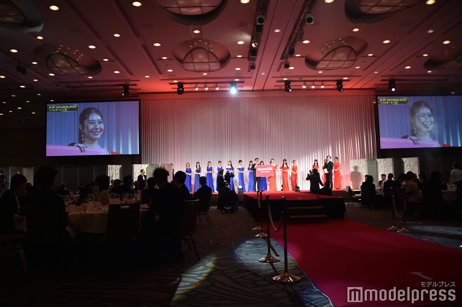 「K-1 AWARDS 2024」ベストガールズ賞発表時（C）モデルプレス