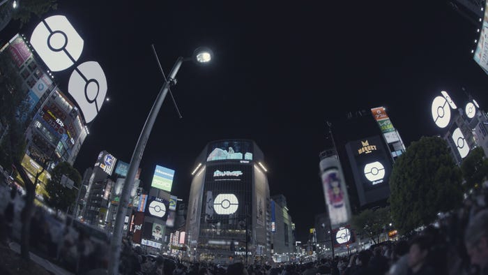 ポケットモンスター渋谷街頭ビジョン13面ジャックの模様(提供写真)