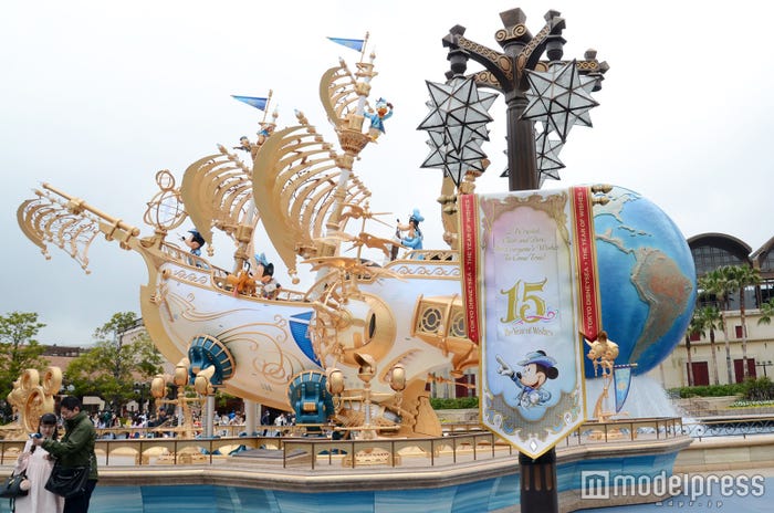 デコレーション/「東京ディズニーシー15周年“ザ・イヤー・オブ・ウィッシュ”」(C)モデルプレス