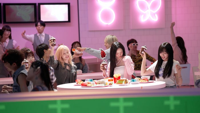 aespa/CMメイキングより(提供写真)