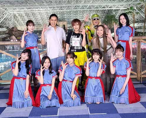 日向坂46、TRFと夏全開コラボで反響 ヘアスタイルにも注目集まる<2022FNS歌謡祭 夏>
