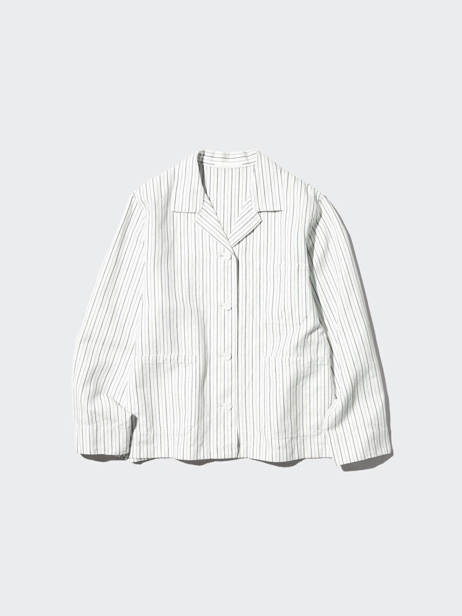 2026春ユニクロ大人女性おすすめリネンブレンドカバーオール