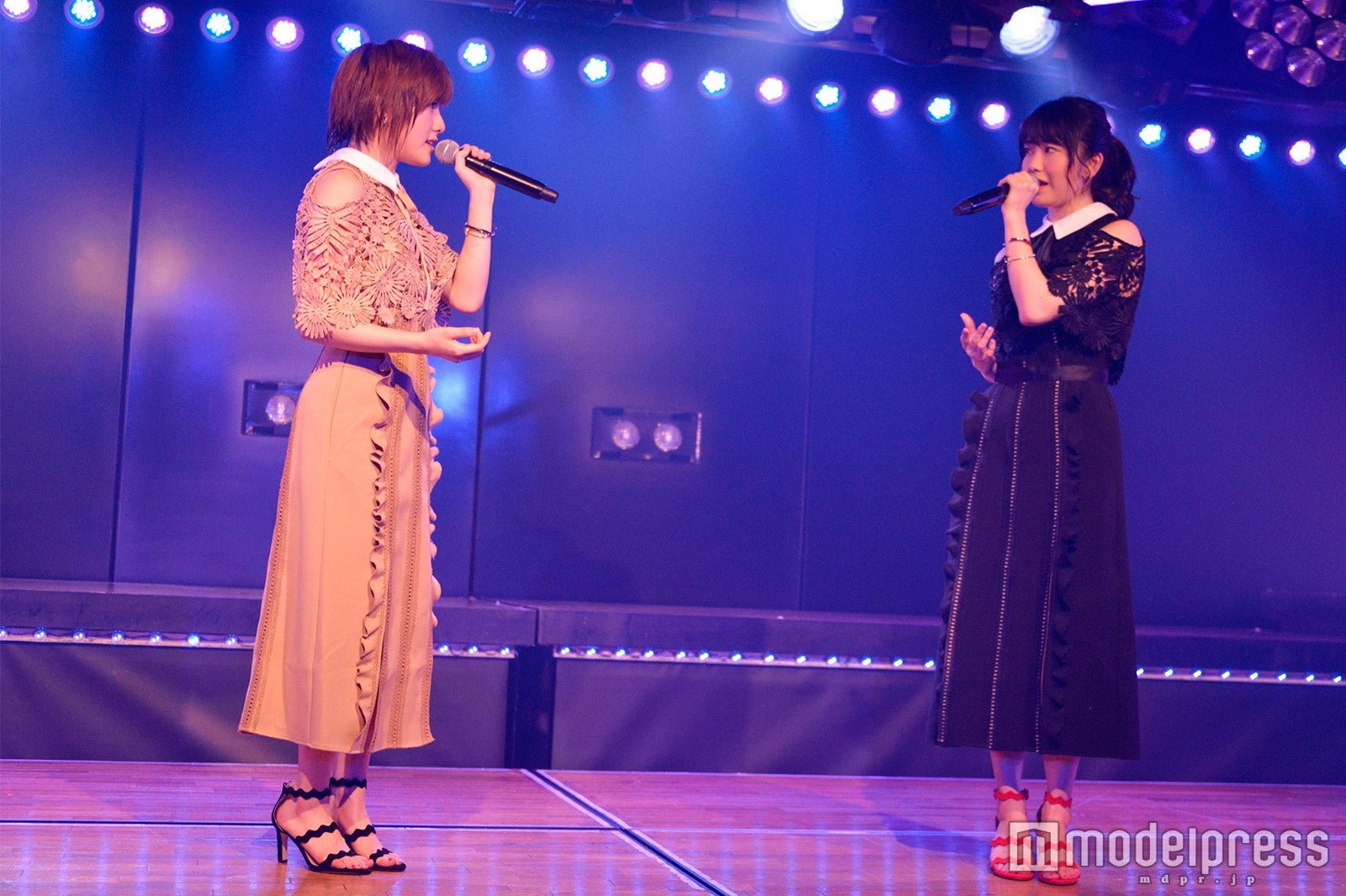 岡田奈々、横山由依／AKB48「サムネイル」公演（C）モデルプレス