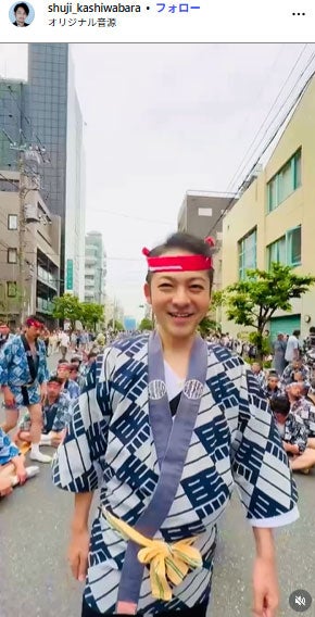 柏原収史Instagramより