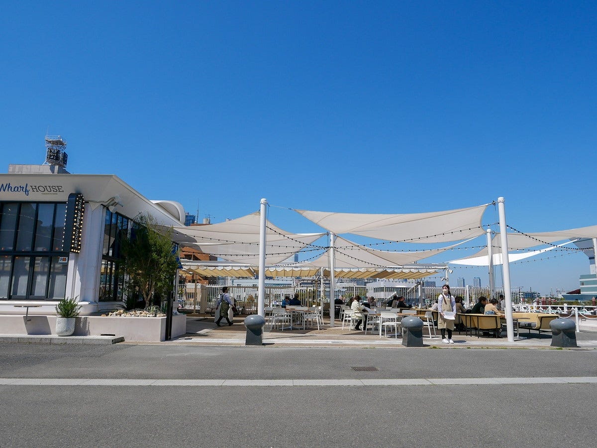 2023年4月にオープンした「ザ・ワーフハウス山下公園」（筆者撮影）