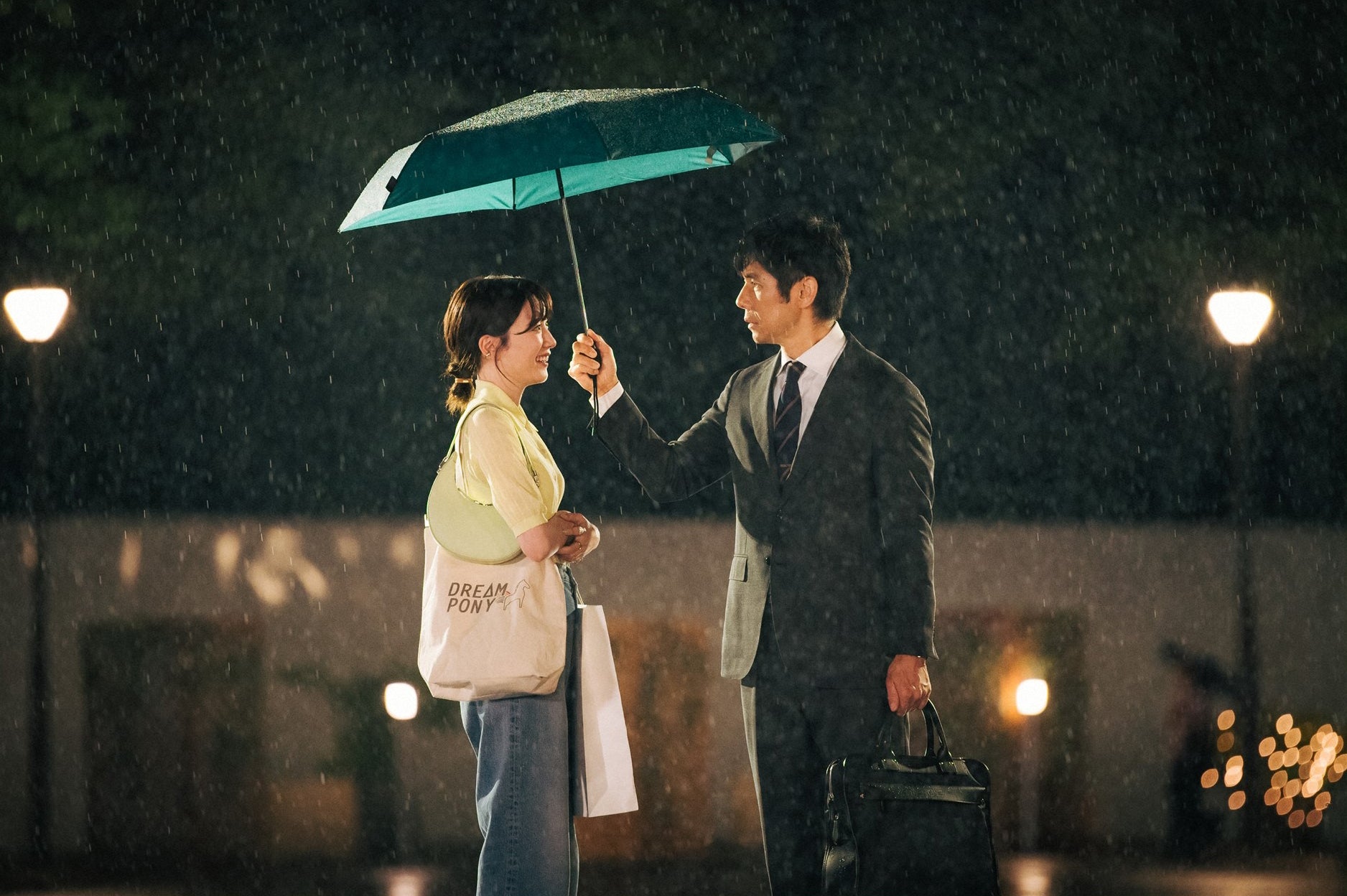 永野芽郁、西島秀俊／「ユニコーンに乗って」第2話より（C）TBS