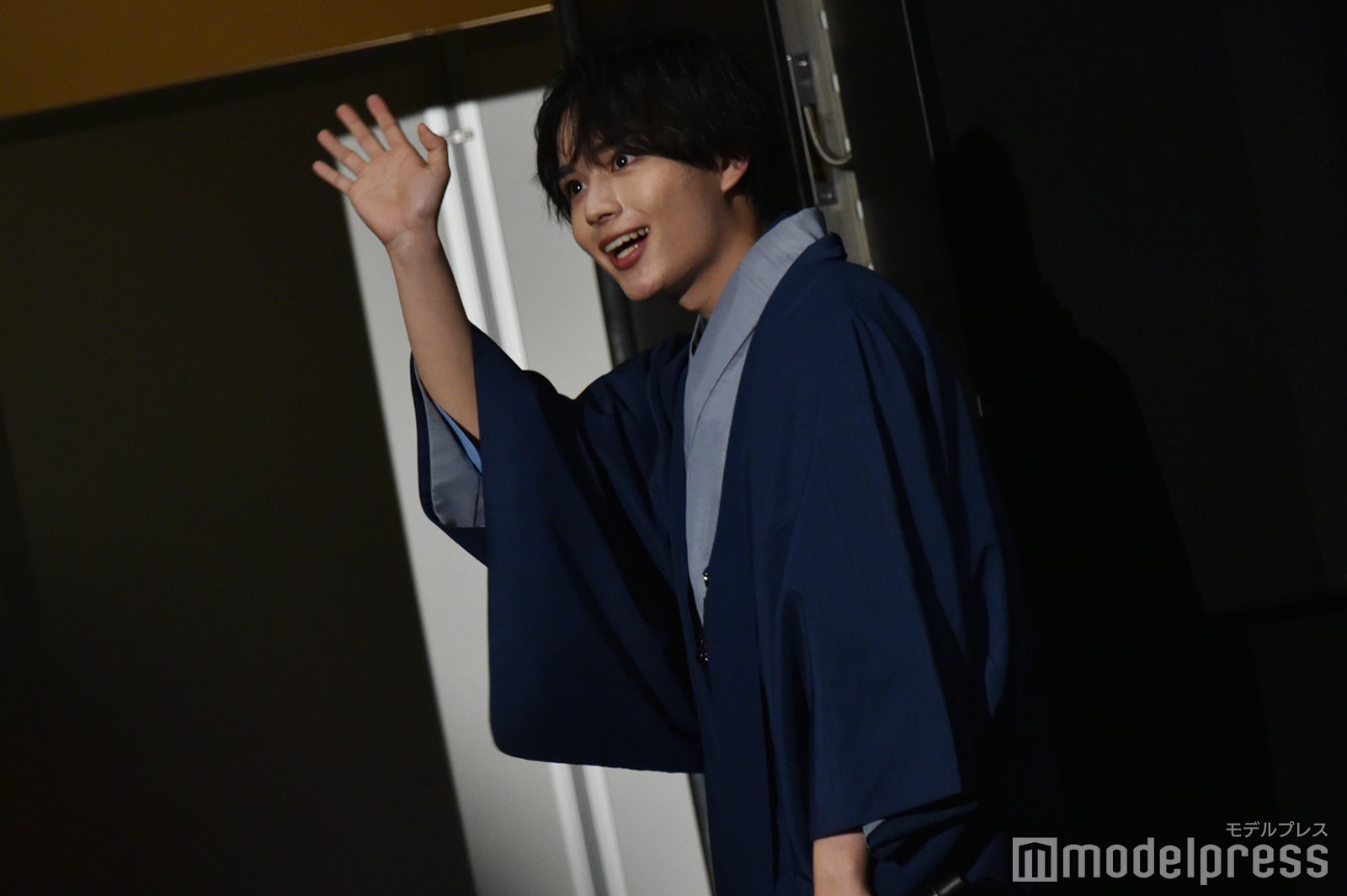 最後までキラキラスマイルの大西流星（C）モデルプレス