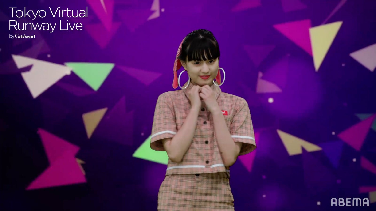 のあにゃん（C）Tokyo Virtual Runway Live by GirlsAward （C）AbemaTV, Inc.