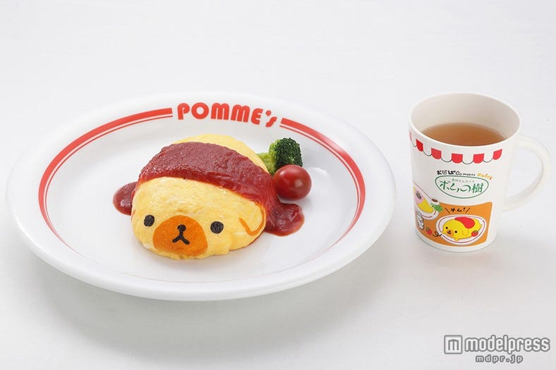 オムライヌのオムライス&パンケーキが可愛すぎる