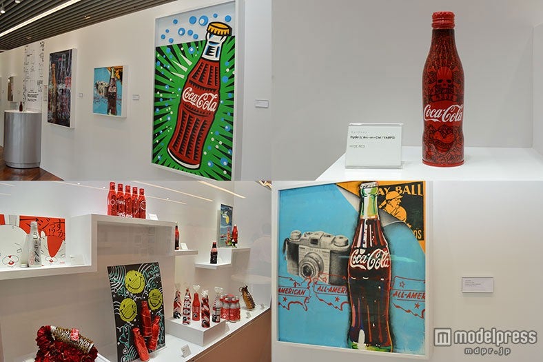 西山茉希、HYDEら著名人が「コカ･コーラ」ボトルとコラボ　生誕100周年イベントにて展示
