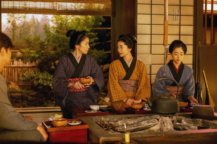 水野美紀、見上愛、早坂美海「風、薫る」第2話(C)NHK