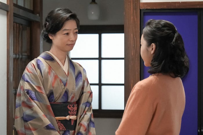 市川実和子、趣里「ブギウギ」第84話(C)NHK