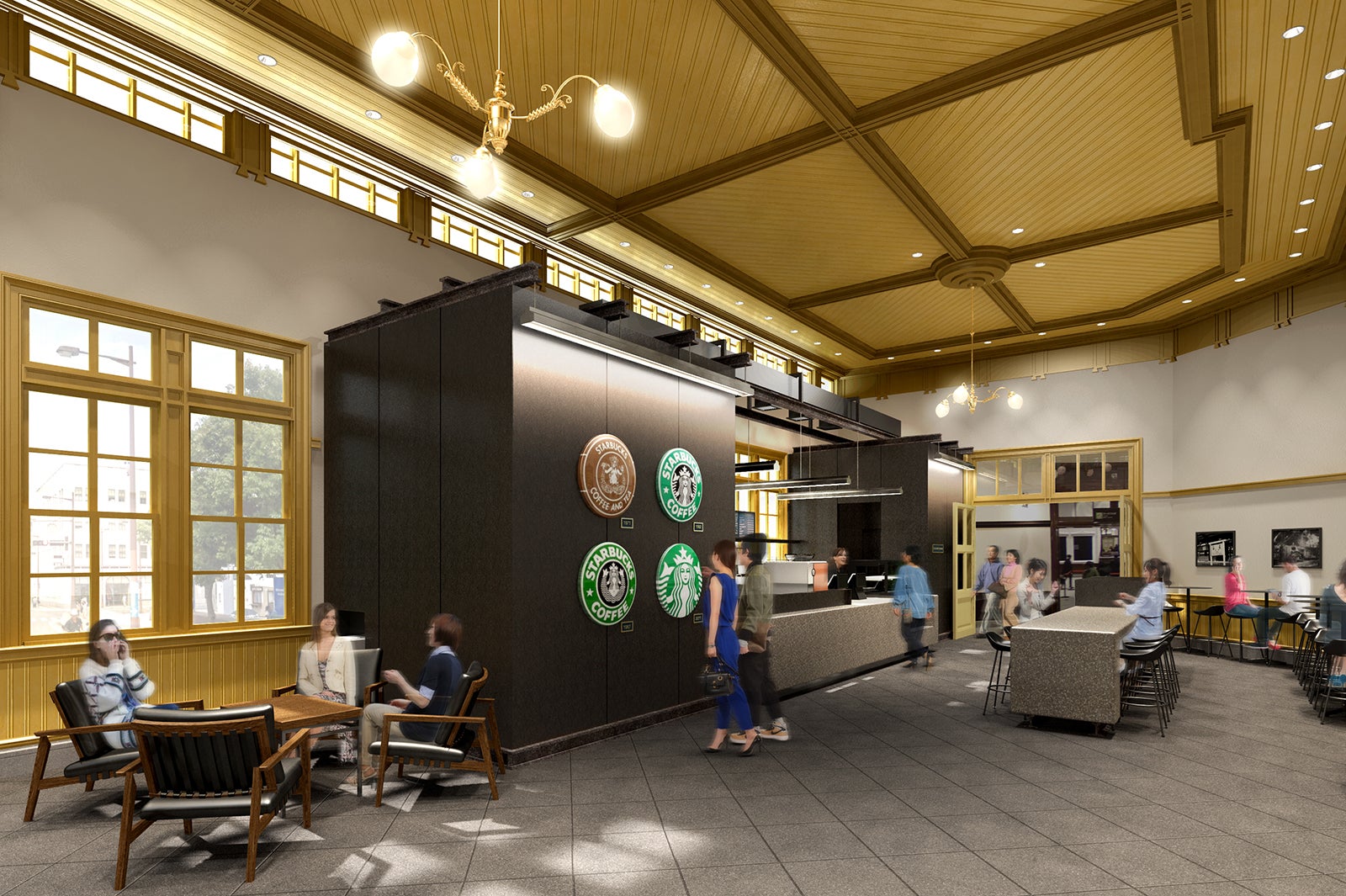 店舗内観／画像提供：スターバックス コーヒー ジャパン