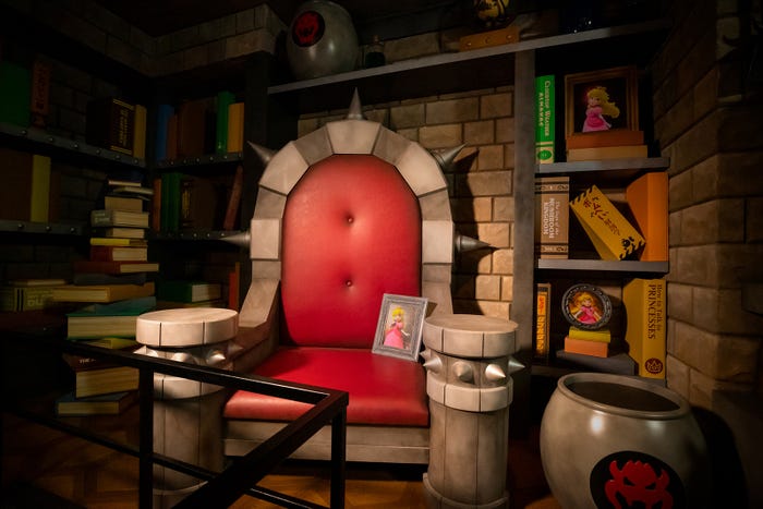 クッパ城(内観)/スーパー・ニンテンドー・ワールド(画像提供:ユニバーサル・スタジオ・ジャパン)