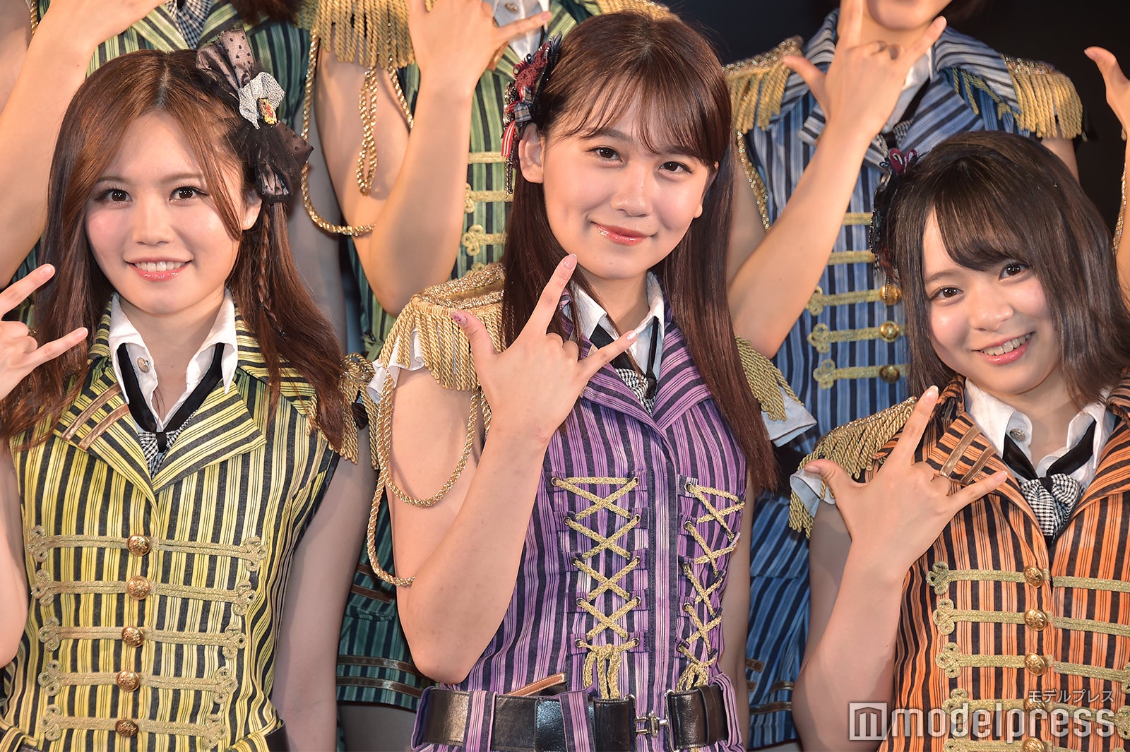 込山榛香、小嶋真子、倉野尾成美／ AKB48込山チームK「RESET」公演（C）モデルプレス