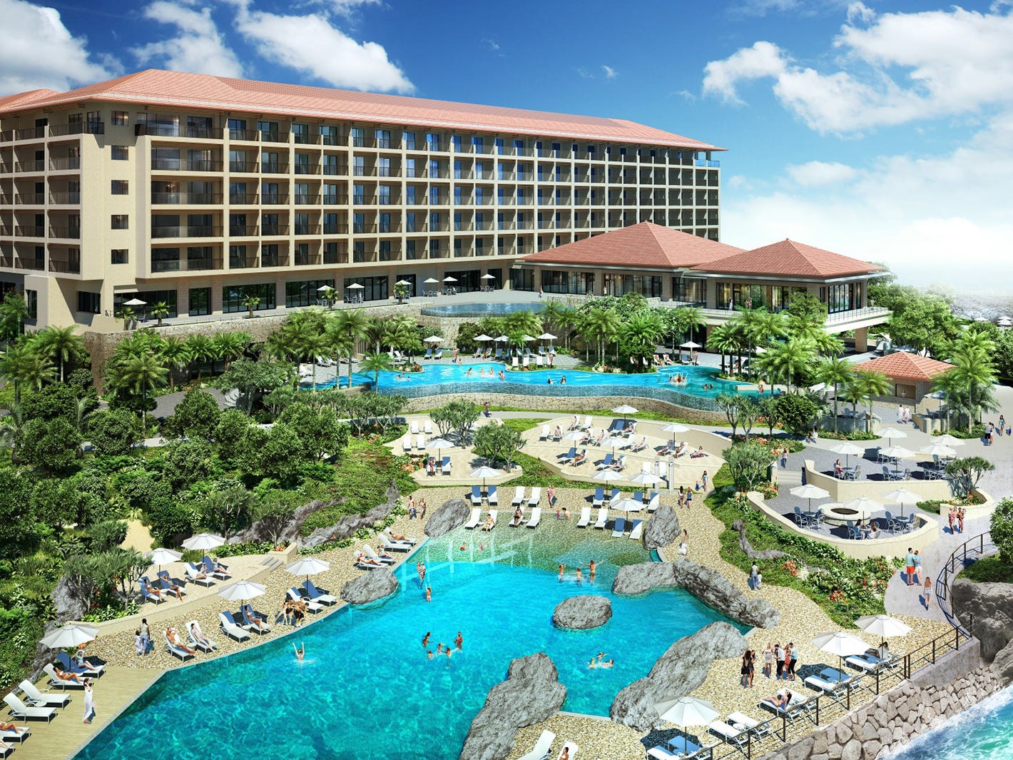 ハイアット、初の沖縄リゾートホテル開業日決定 全客室バルコニー付き&プールも完備