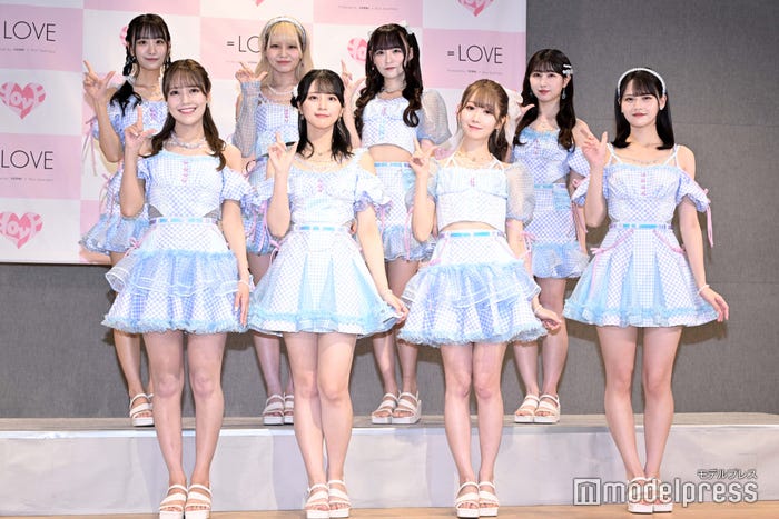 「ナツマトぺ」発売記者会見に出席した(上段)瀧脇笙古、大場花菜、音嶋莉沙、山本杏奈(下段)諸橋沙夏、佐々木舞香、大谷映美里、髙松瞳(C)モデルプレス