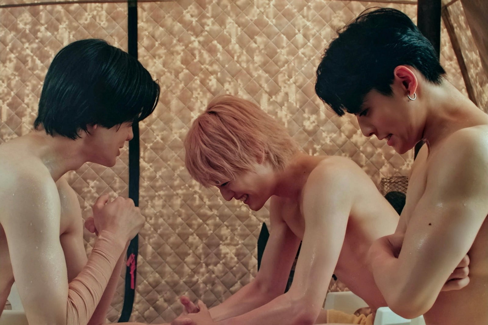 小川史記、上村謙信、関哲汰（C）映画「BATTLE KING！！ Map of The Mind」製作委員会