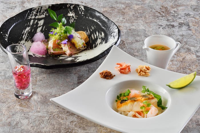 ランチコース「プレシャスカンナ」¥4630(C)Disney