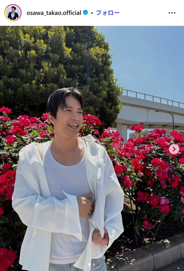 大沢たかおInstagramより
