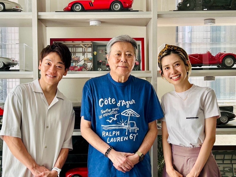 おばたのお兄さん、小倉智昭さん、山崎夕貴アナウンサー／おばたのお兄さんオフィシャルブログより