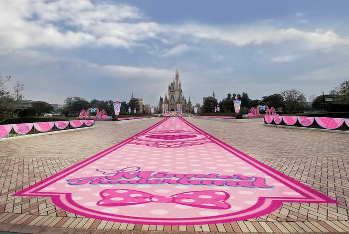 カーペット調のデコレーション(C)Disney