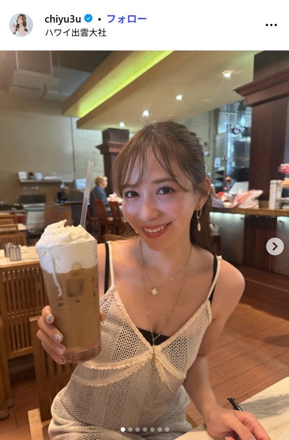 河西智美Instagramより
