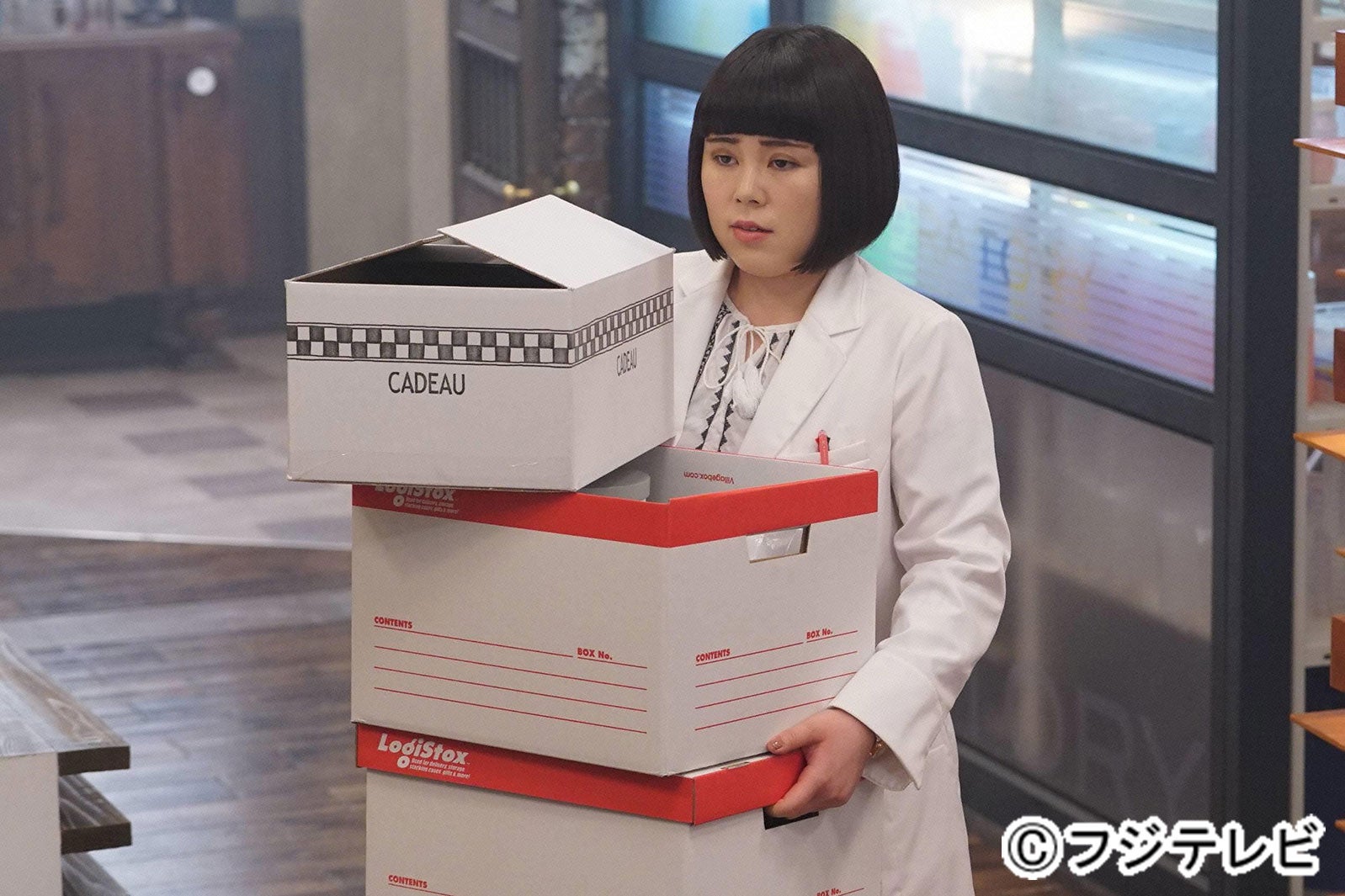 ブルゾンちえみ／『人は見た目が100パーセント』第5話より（画像提供：フジテレビ）