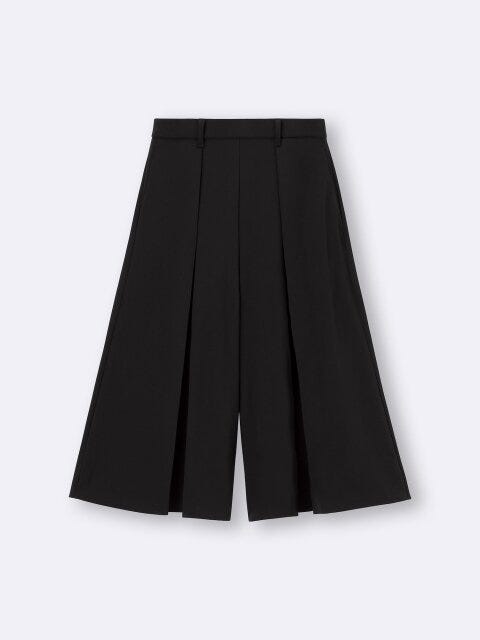 2025gu冬値下げ女性ドレープキュロッツ