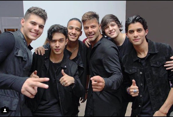 リッキー・マーティンとCNCO （提供写真）