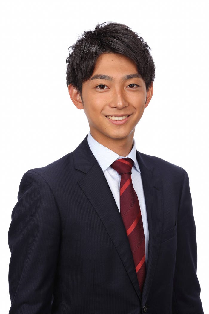 上中勇樹アナ(C)フジテレビ