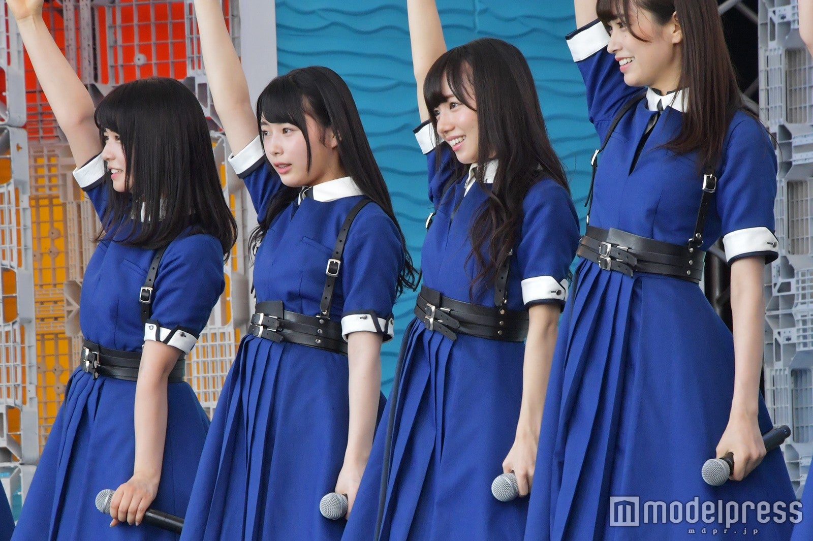 長濱ねる、柿崎芽実、齊藤京子、佐々木久美（C）モデルプレス