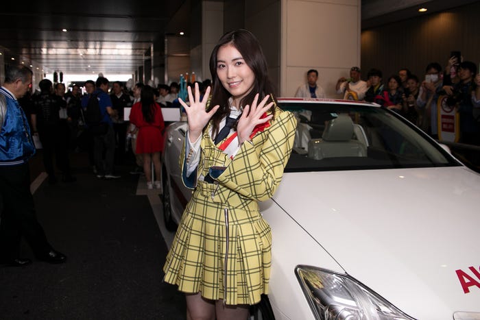 松井珠理奈パレードの様子(提供写真)