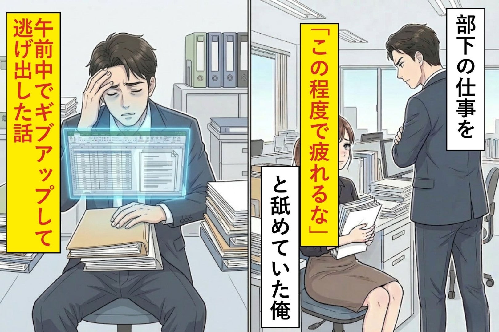 部下の仕事を「この程度」と舐めていた俺が、午前中でギブアップして逃げ出した話