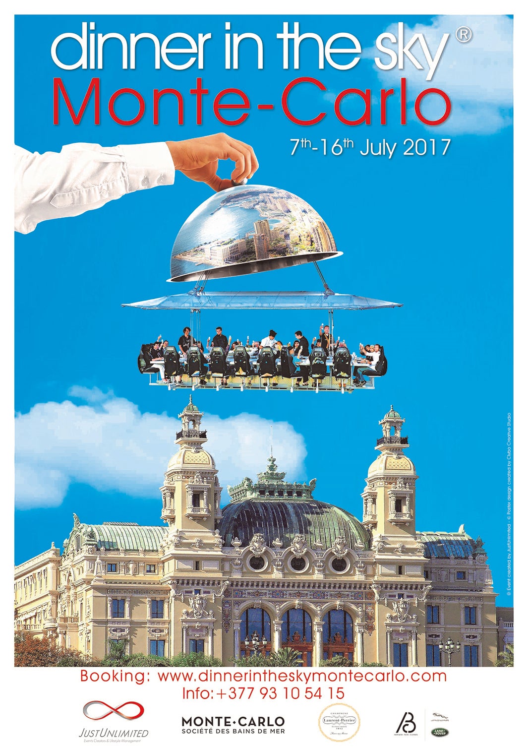 Dinner in the Sky／画像提供：Monte-Carlo Societe des Bains de Mer