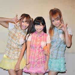 GALDOLL(ギャルドル)左から:坂井じゅの、たすたすりょおたす~♪、江崎ななほ