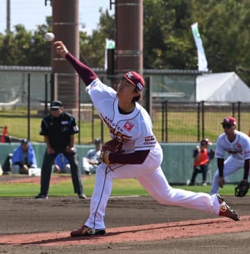 楽天 開幕投手へ、荘司3回無失点「強いボールを投げられていた」マエケン直伝ツーシームもテスト「すごく良かったと思う」