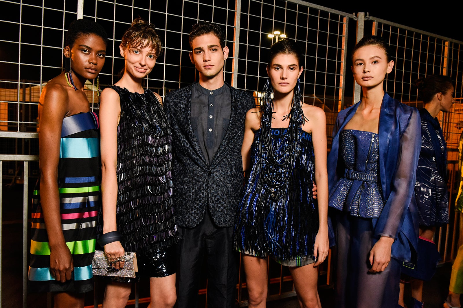 バックステージの様子