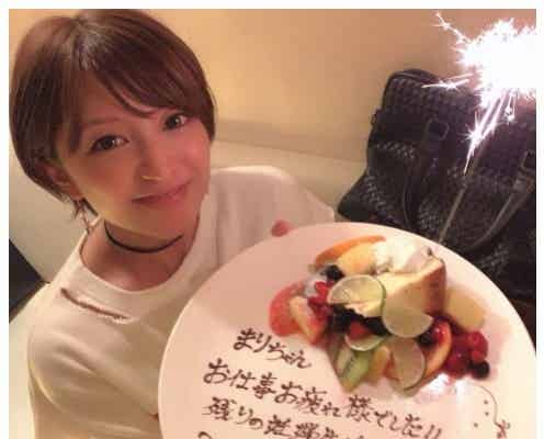 矢口真里、産休入りを報告 夫からのサプライズに「胸いっぱい」