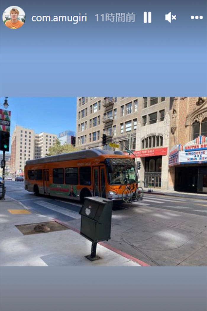 あむぎりInstagramストーリーズより