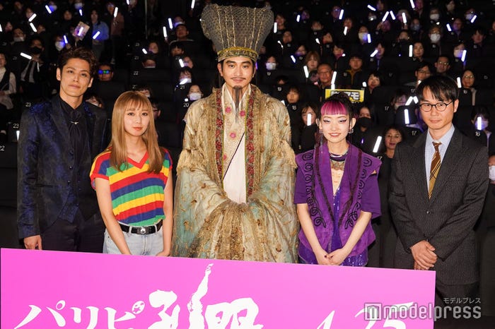 宮野真守、上白石萌歌、向井理、詩羽、渋江修平監督(C)モデルプレス