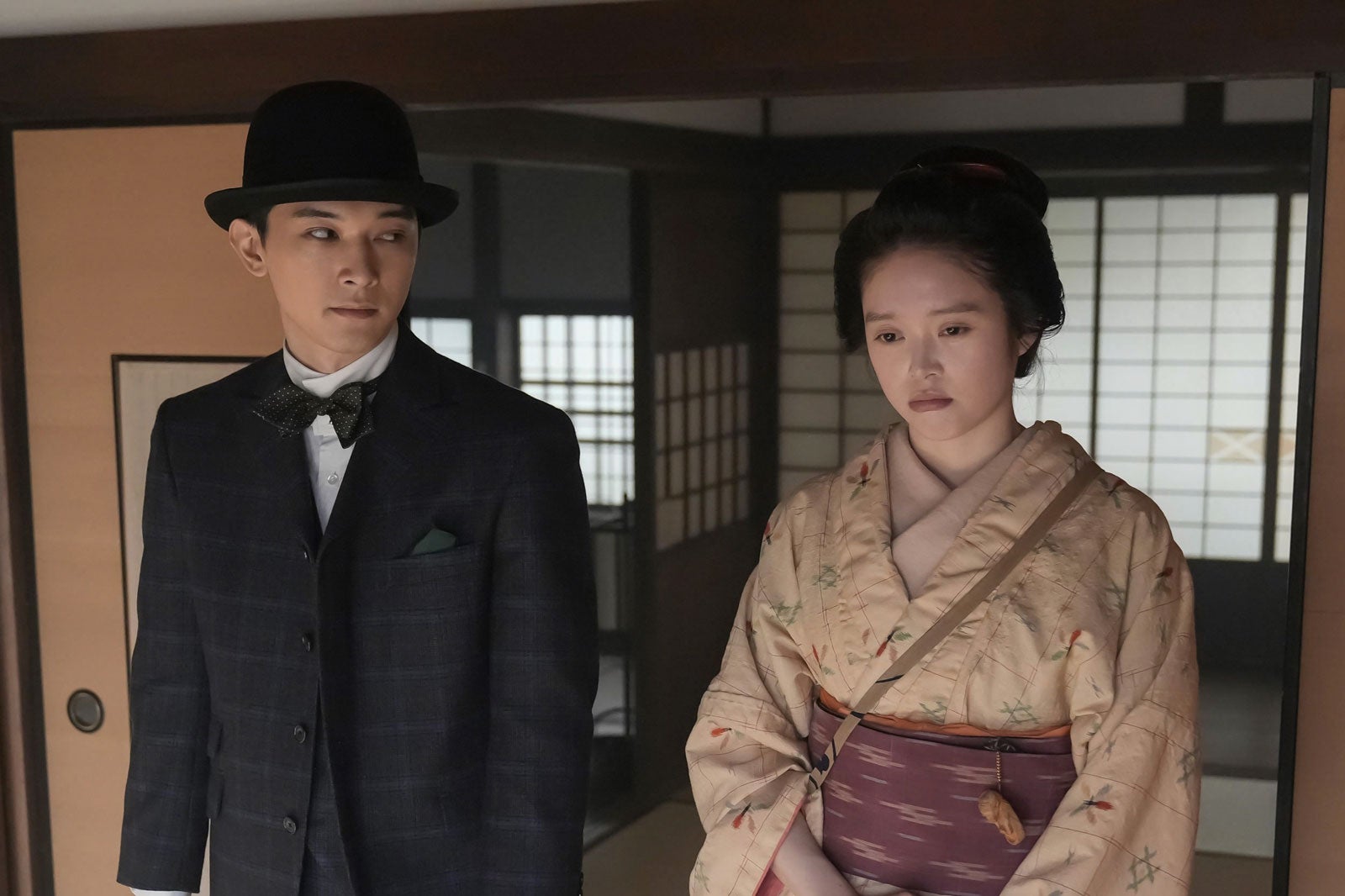 吉沢亮、高石あかり「ばけばけ」第44話（C）NHK