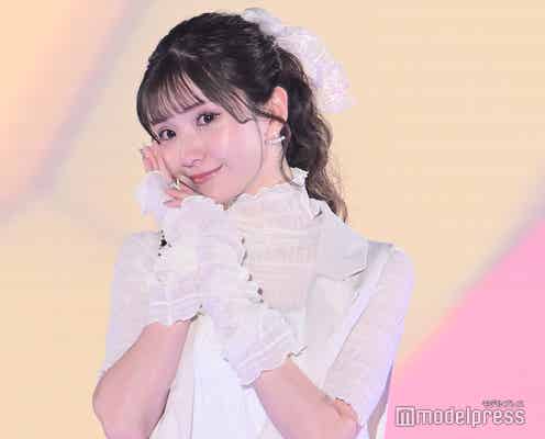 北新地No.1キャバ嬢ひめか、透け感トップスで春先取り あざとかわいいポーズで魅了<関西コレクション 2023 S/S>
