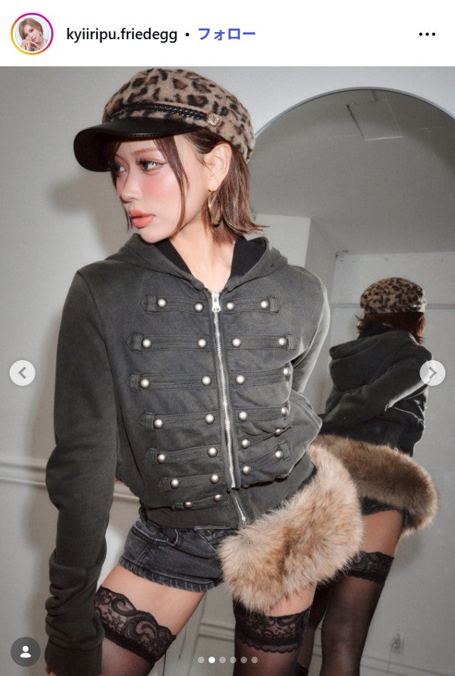 きぃぃりぷ（鈴木綺麗）Instagramより