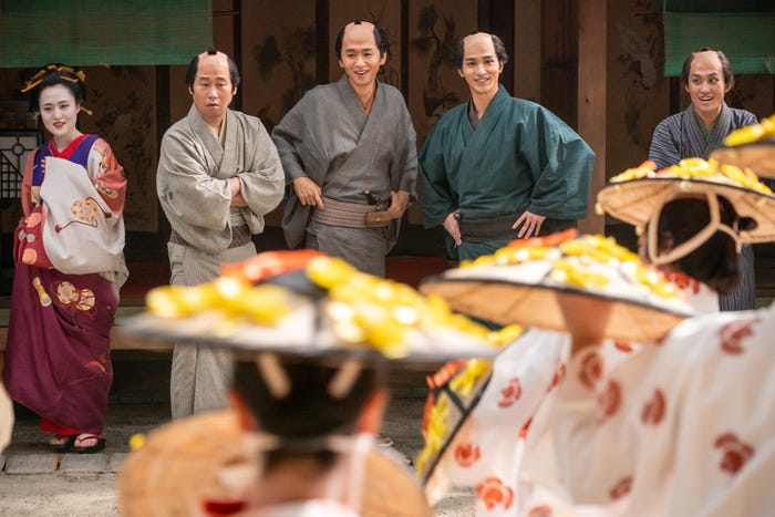 横浜流星ら「べらぼう~蔦重栄華乃夢噺~」第12話(C)NHK