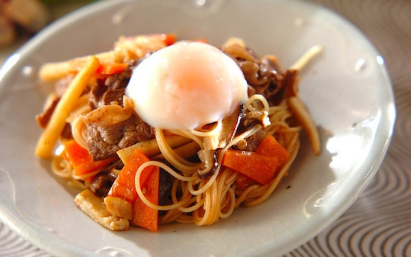 簡単にできる、お肉たっぷりな牛肉ビーフン