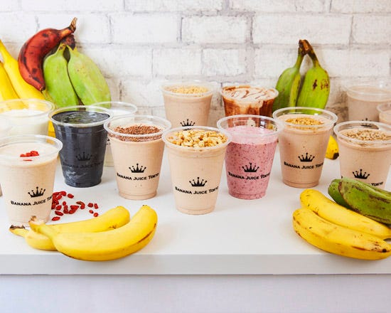 バナナジュース専門店「BJT」東京九段下に、濃厚さやトッピングを365通り超からカスタム